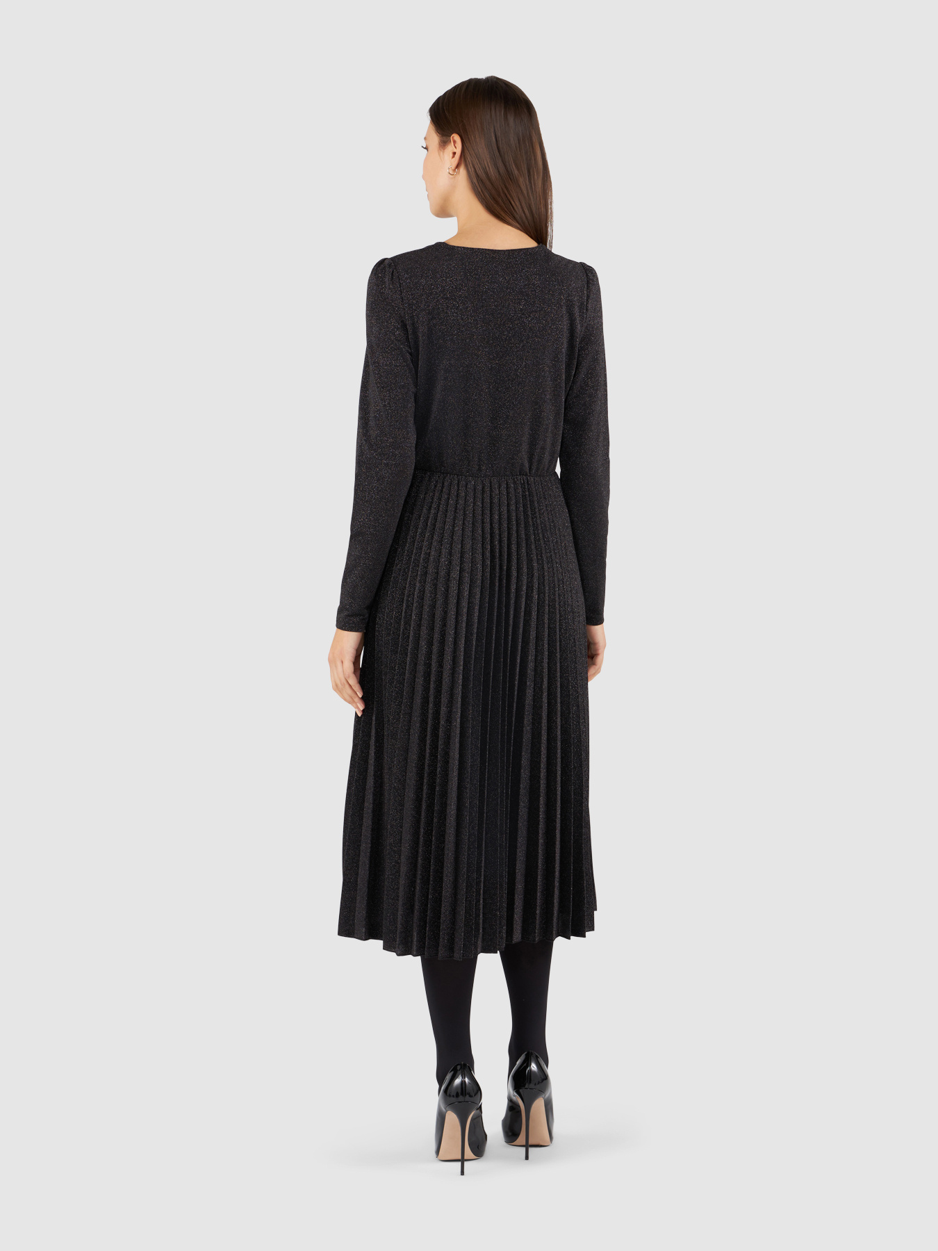 Lurex midi dress image number 2