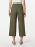 Cropped cotton trousers image number 1