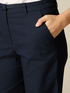 Pantaloni palazzo din amestec de bumbac image number 2