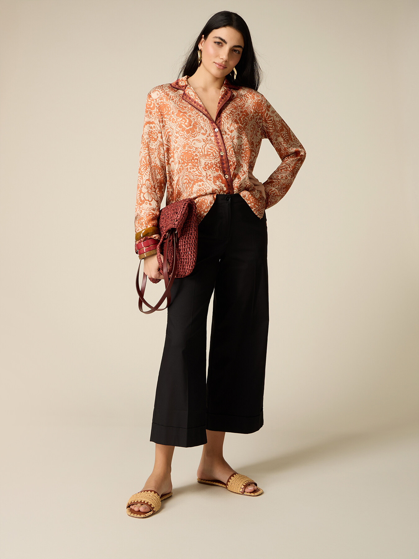 Pantaloni scurți din amestec de bumbac image number 0