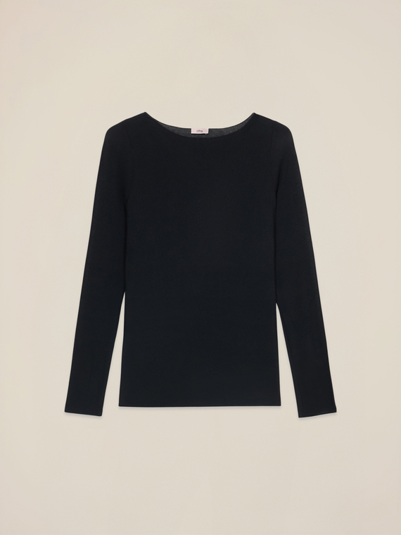 T-shirt misto cashmere