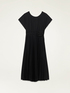 Langes Popeline-Kleid mit Brosche image number 4