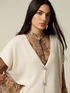 Cashmere-blend cardigan with jewel buttons image number 2