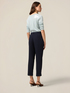 Regular pants in scuba crepe fabric image number 1