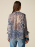Blouse &agrave; motifs avec n&oelig;uds image number 1