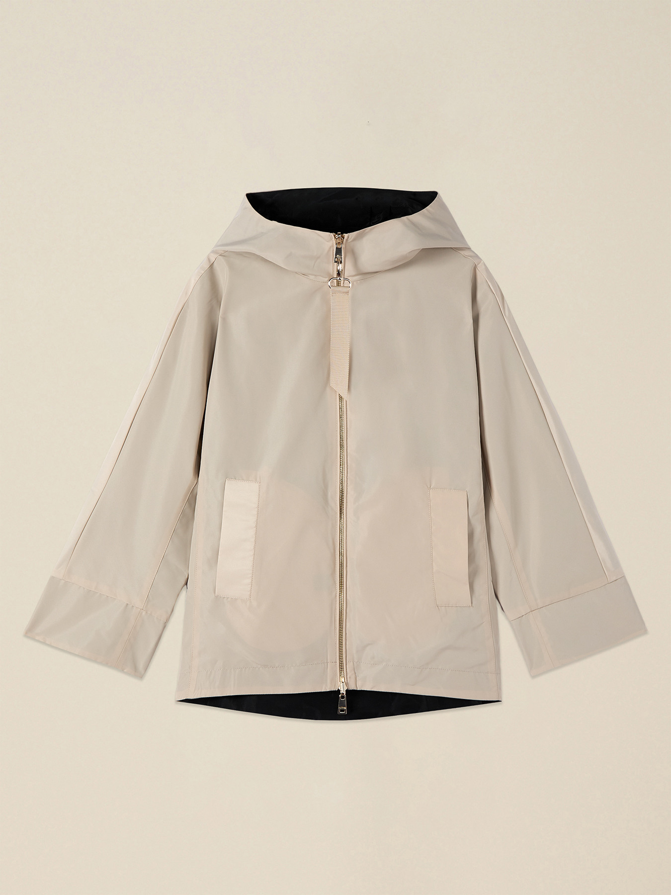 Kurzer wendebarer Parka mit Kapuze image number 3