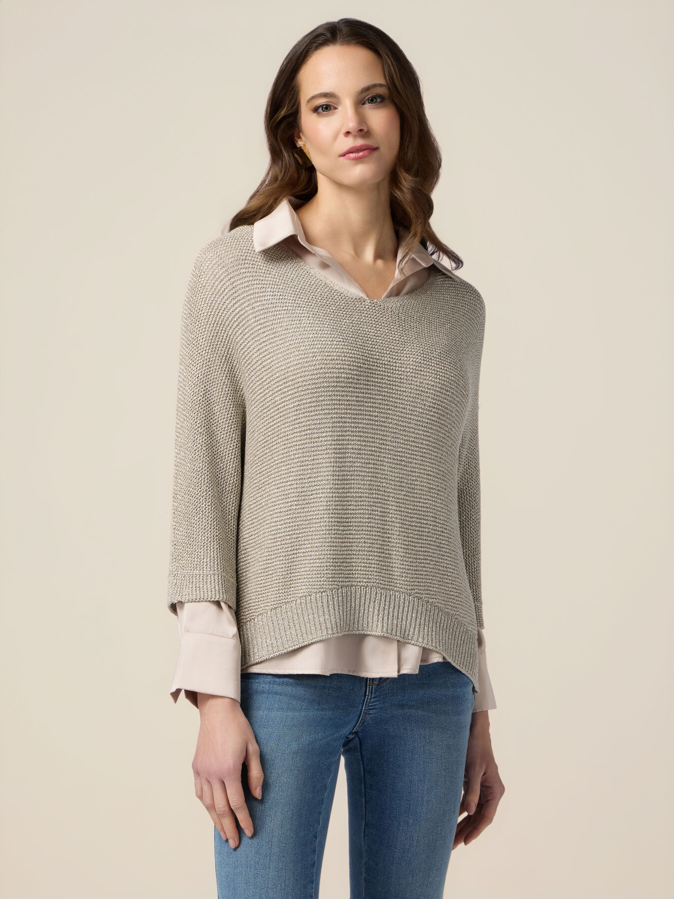 Maglia lurex misto viscosa image number 0