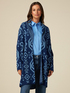Cardigan over misto lana jacquard image number 0