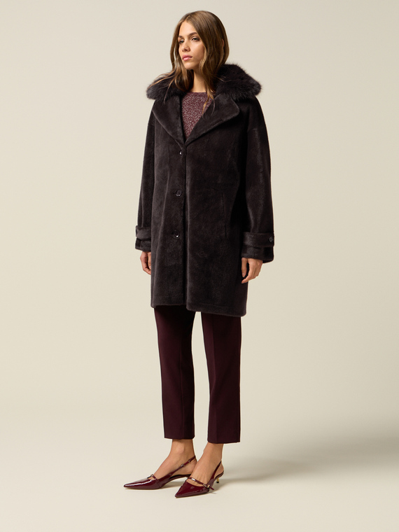 Manteau en tissu souple