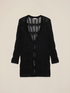Lange durchbrochene Strickjacke image number 3