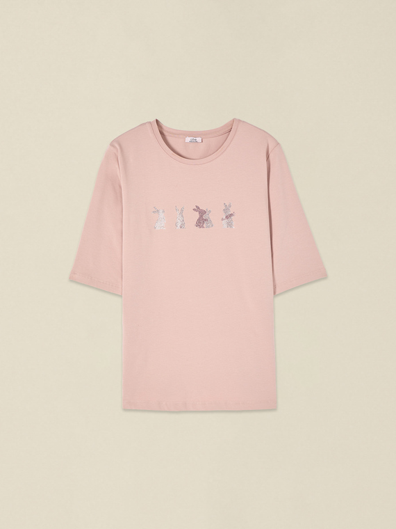 Tricou cu microcristale
