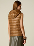 Lightweight sleeveless hooded puffer jacket image number 1