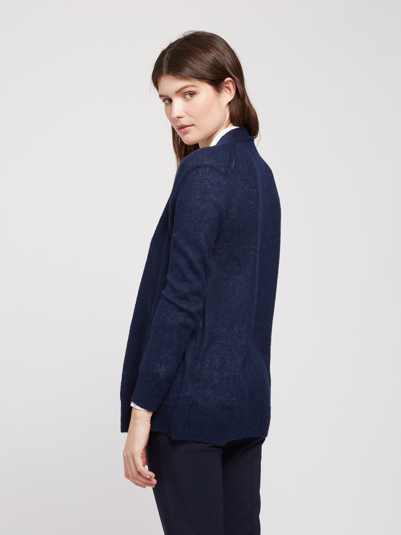 Alpaca blend cardigan image number 1
