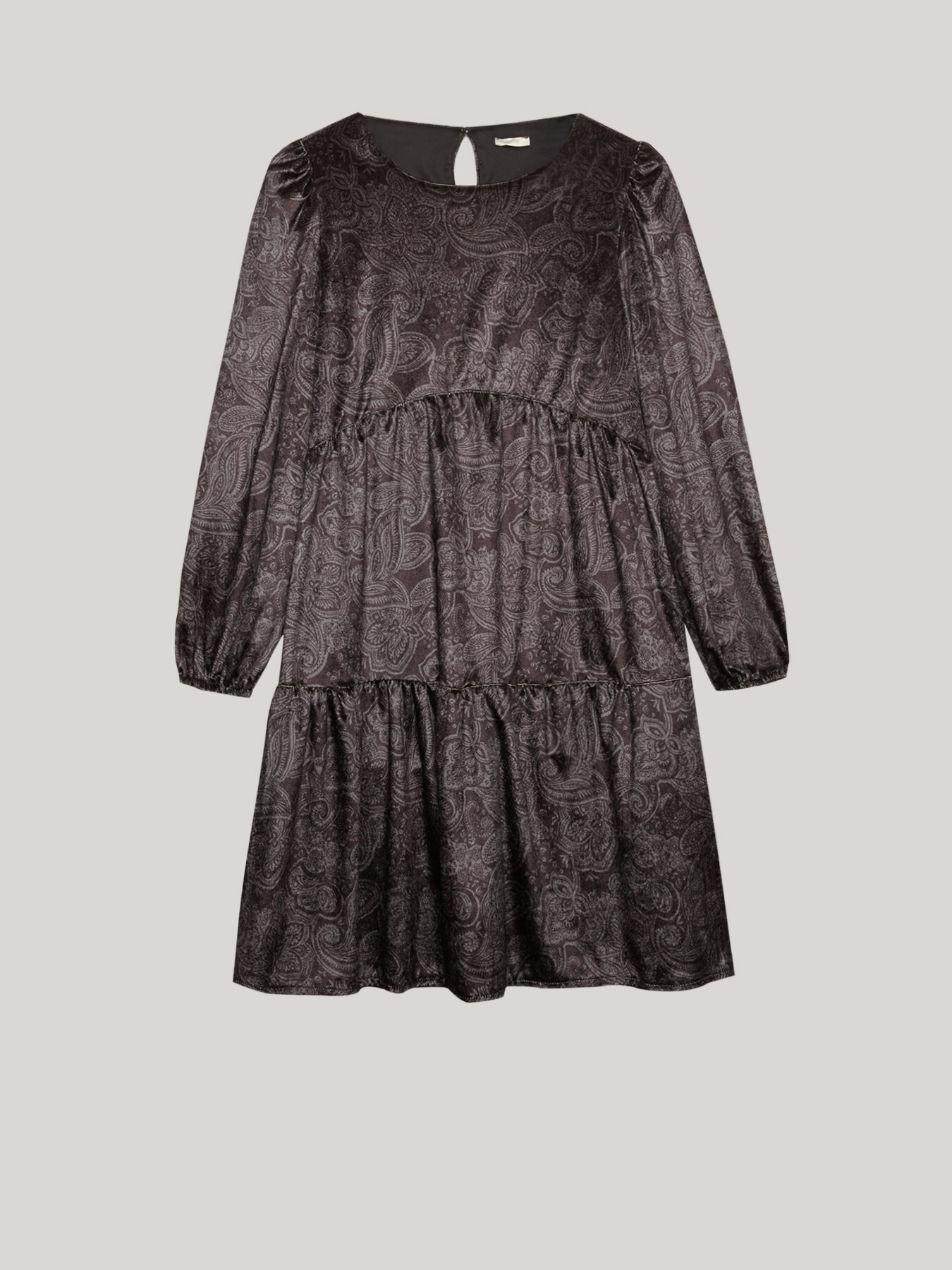 Vestito skater corto in ciniglia image number 3