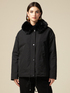 Parka corta con pelo sint&eacute;tico image number 0