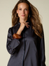 Striped satin shirt image number 2