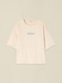 T-shirt con ricamo lettering image number 3