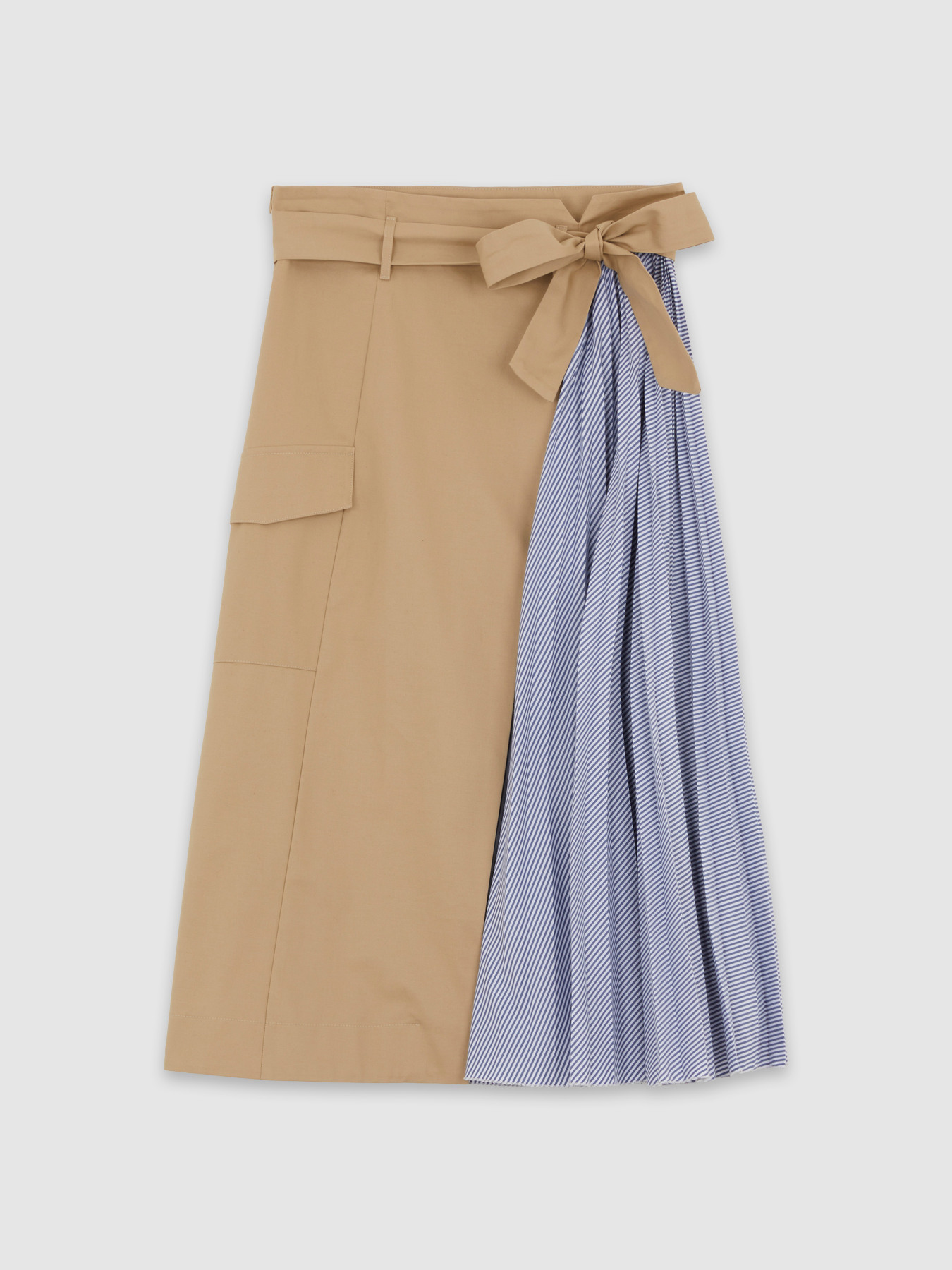 Jupe mi-longue effet kilt image number 4