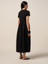 Zweistoffiges Kleid mit Strass image number 1