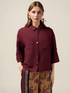 Giacca boxy misto lino image number 0