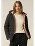 Leichte kurze Daunenjacke mit Kapuze image number 0