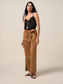 Cotton blend palazzo pants image number 0