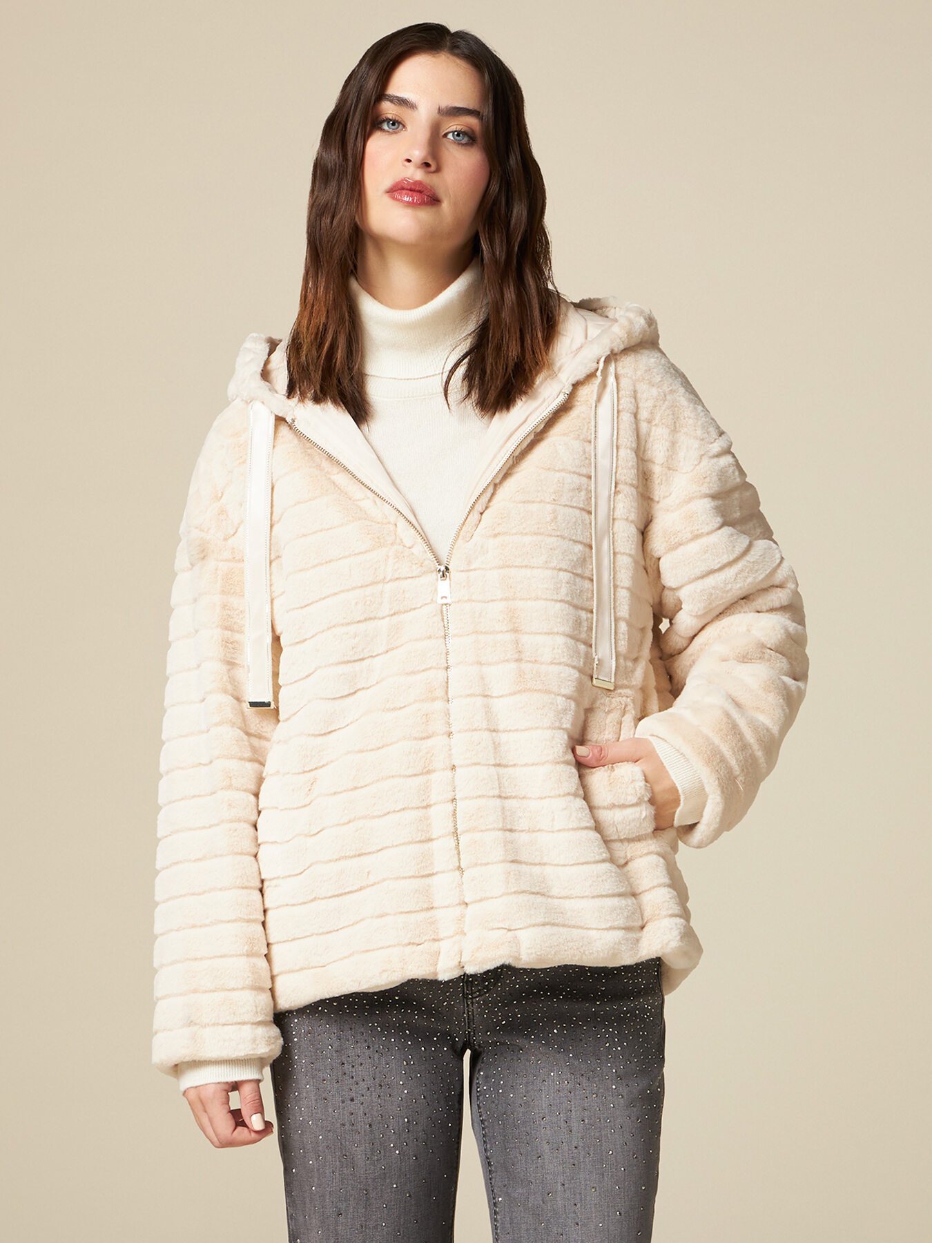 Blouson effet fourrure image number 0