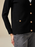 Cardigan con bottone uniform image number 2