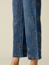 Cropped jeans with crystal embellishment image number 2