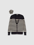 Cardigan con sciarpa coordinata image number 3