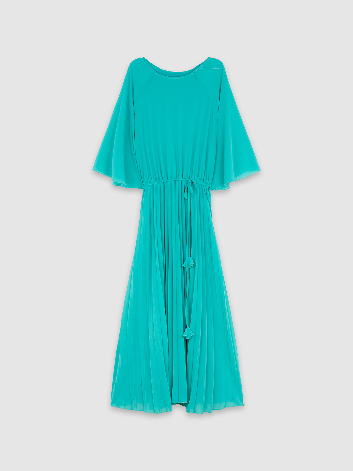 Vestito lungo con gonna pliss&eacute; image number 3