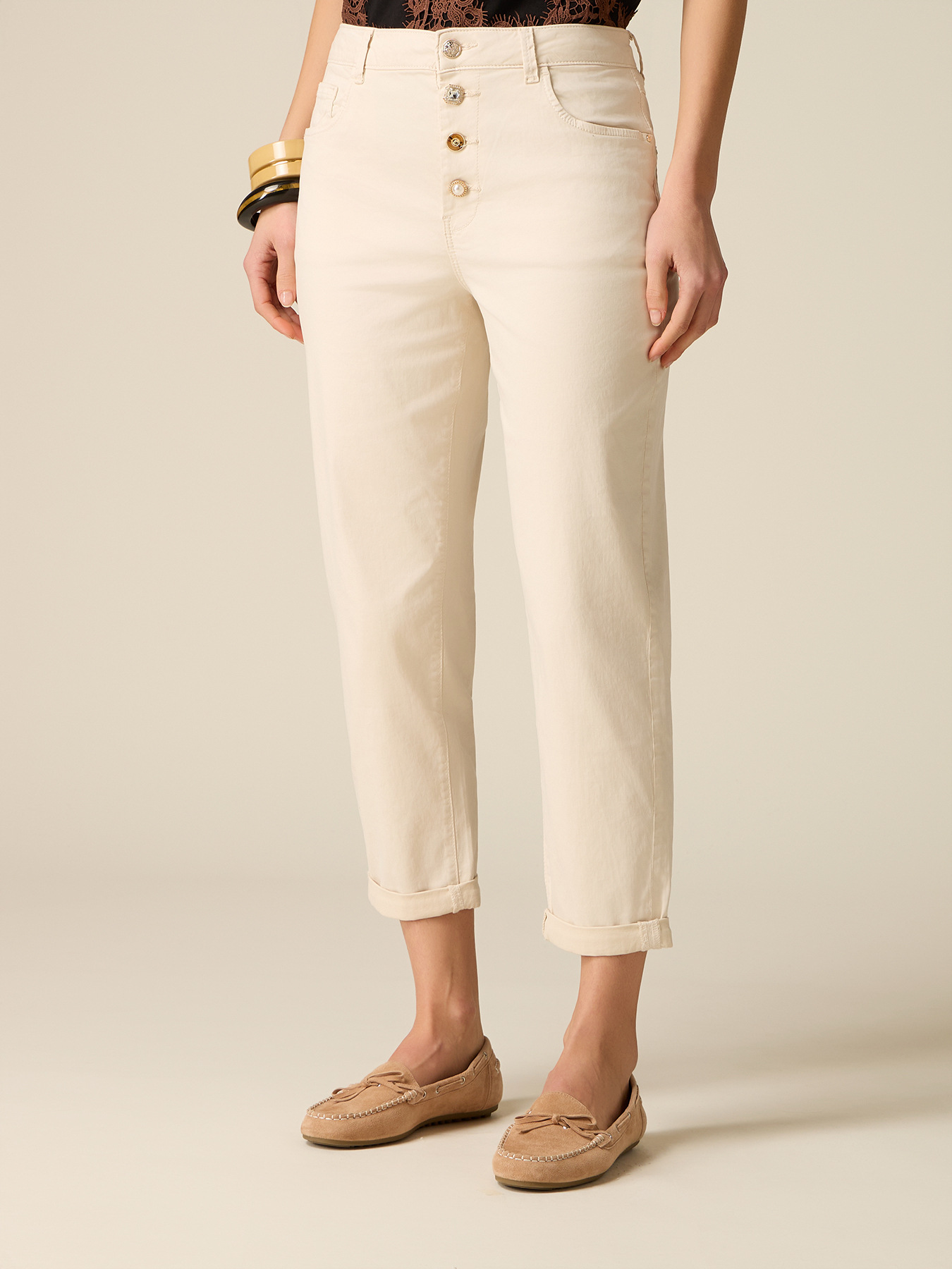 Boyslim lyocell blend trousers image number 3