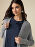 Cardigan oversize en fil lurex image number 2