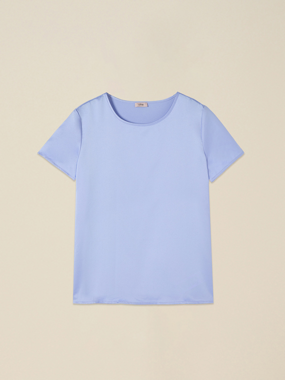Two-material T-shirt