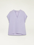 Bluse aus Viskose mit kurzen &Auml;rmeln image number 3