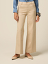 Wide leg cotton pants image number 3