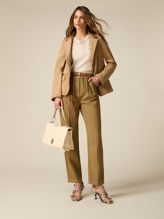 Baggy paperbag pants