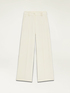 wide leg cady trousers image number 4