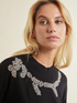 Maglia con ricamo gioiello image number 2