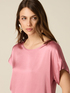 Blusa in raso di viscosa image number 2