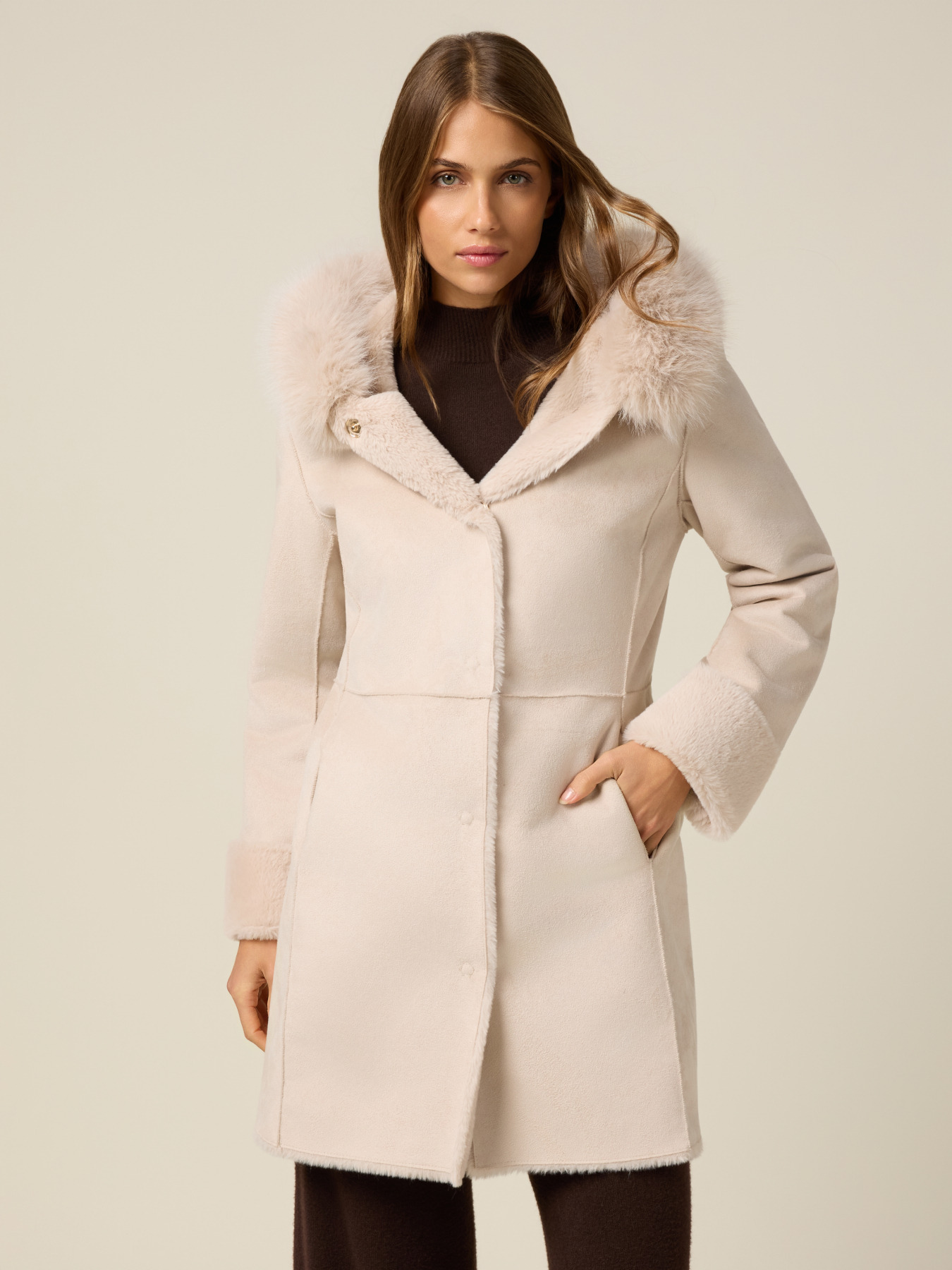 Soft fabric coat image number 0