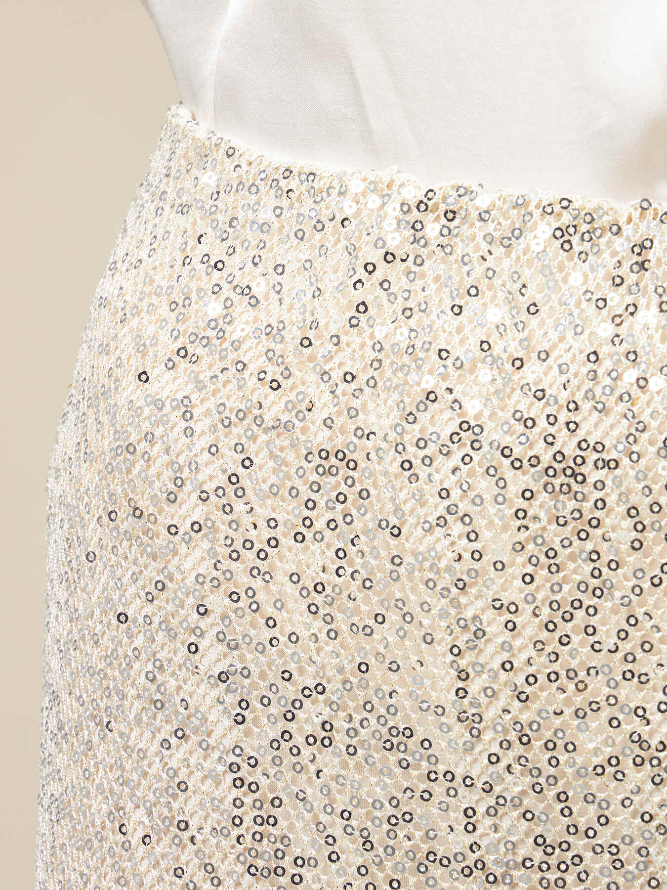 Gonna tubino in paillettes image number 2