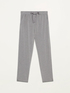 Joggers soft touch in felpa m&eacute;lange image number 4