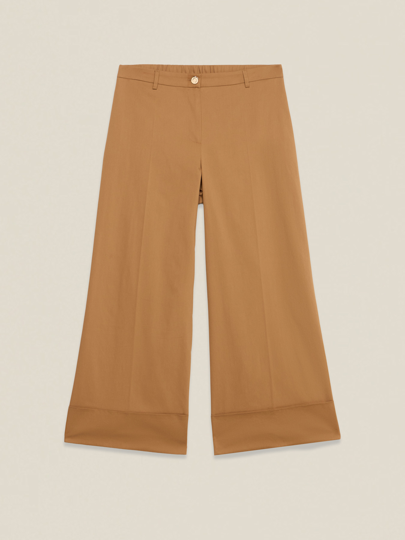 Cotton blend palazzo pants image number 4