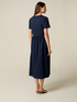 Two-tone dress with brooches image number 1