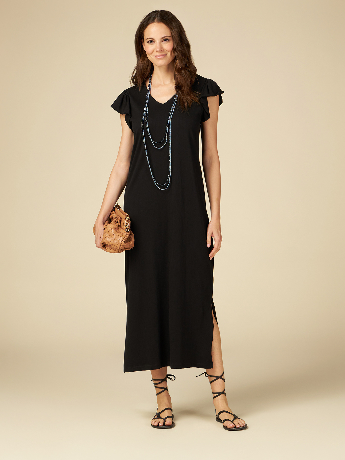 Robe longue en jersey image number 3