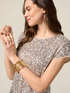 Full sequin tulle blouse image number 2