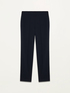 Stretch crepe scuba fabric joggers image number 4