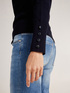 Basic-Pullover mit emaillierten Knöpfen image number 2