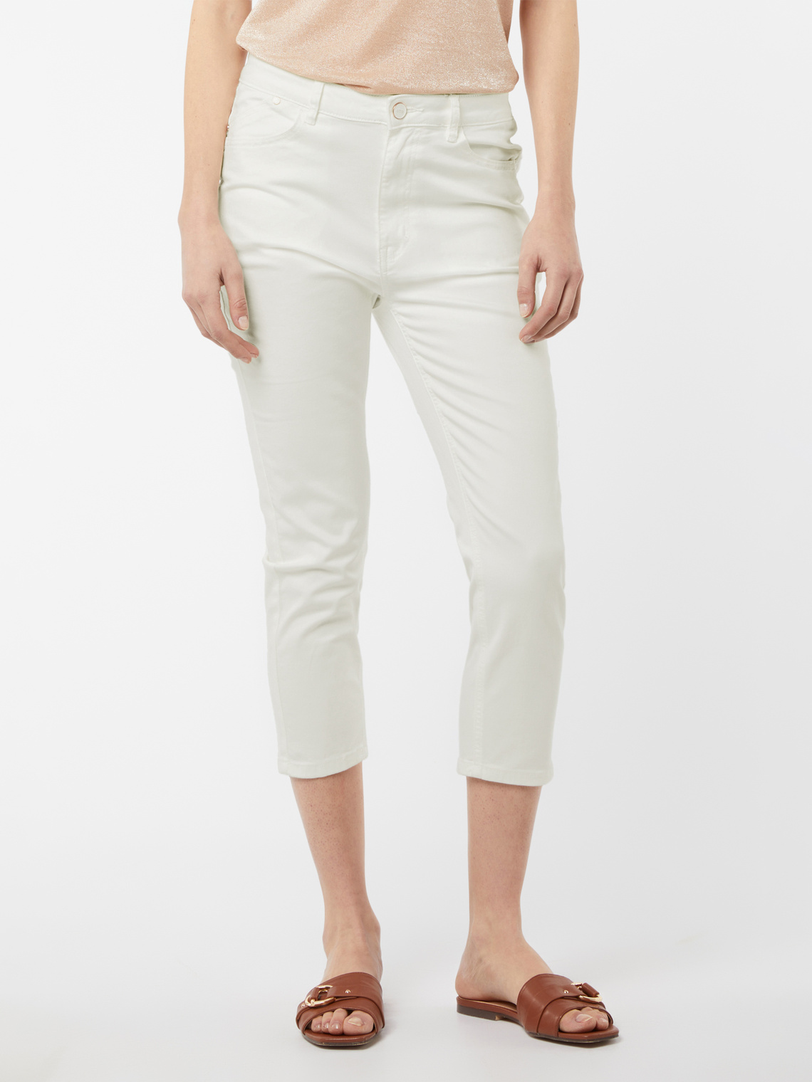 Paris skinny Capri trousers - Oltre.com 